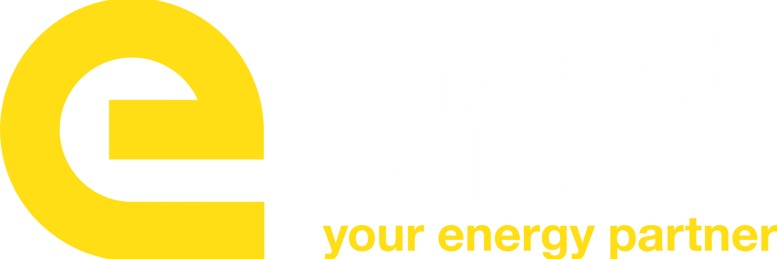 es logo white